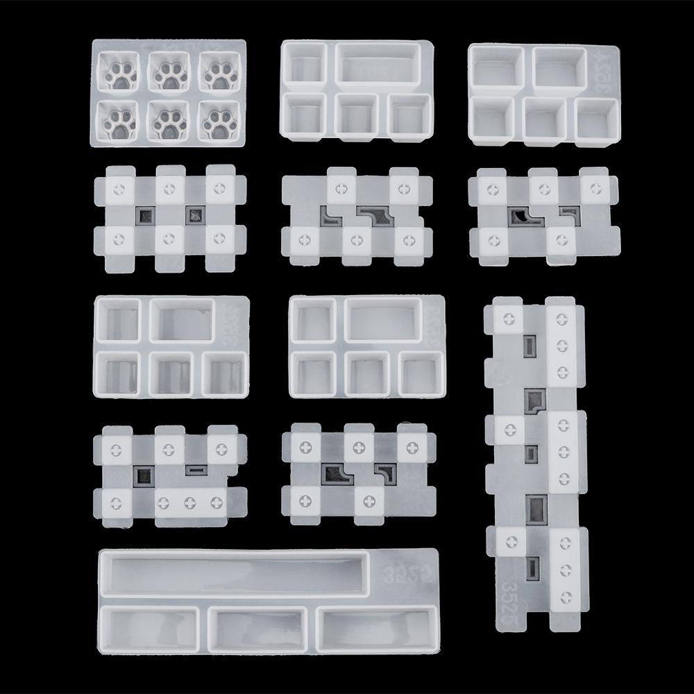 BORAG Khuôn Silicone Làm Bàn Phím Cơ Epoxy UV