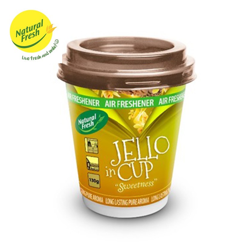 Sáp Thơm Ly Cao Cấp Natural Fresh Jello In Cup 130g