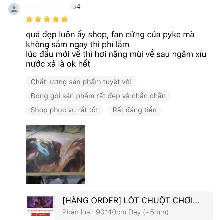 [HÀNG ORDER] LÓT CHUỘT ZED, PAD GAME LOL (NHIỀU MẪU)