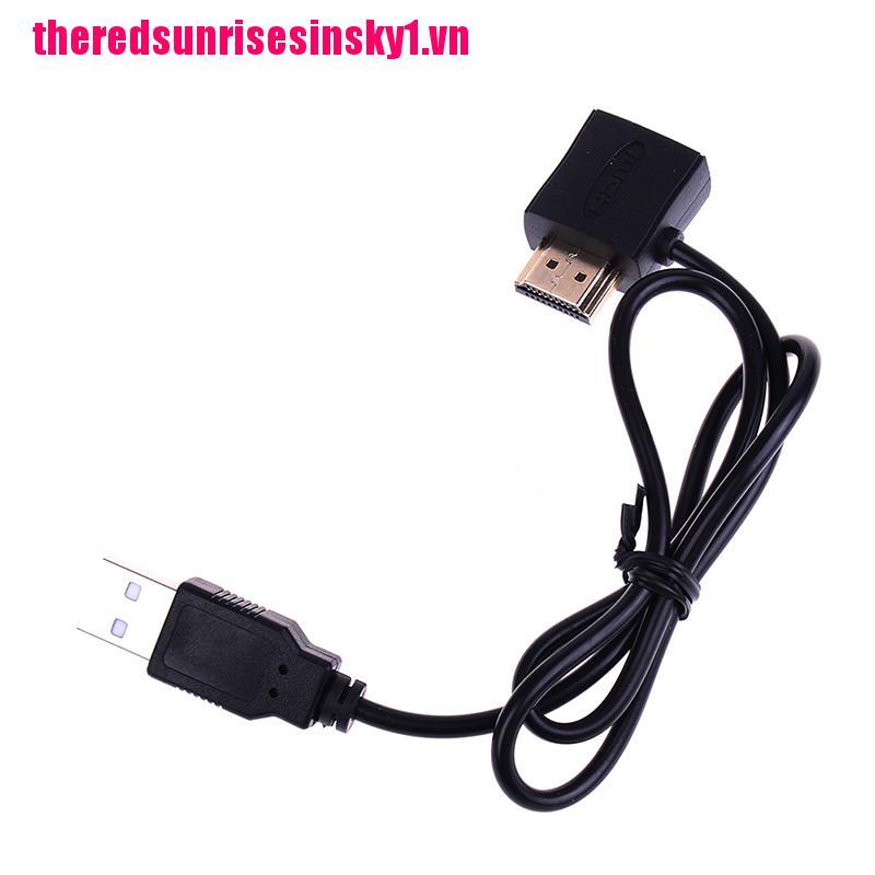 (3C) Giắc Chuyển Đổi Từ Hdmi Male Sang Female + Usb 2.0