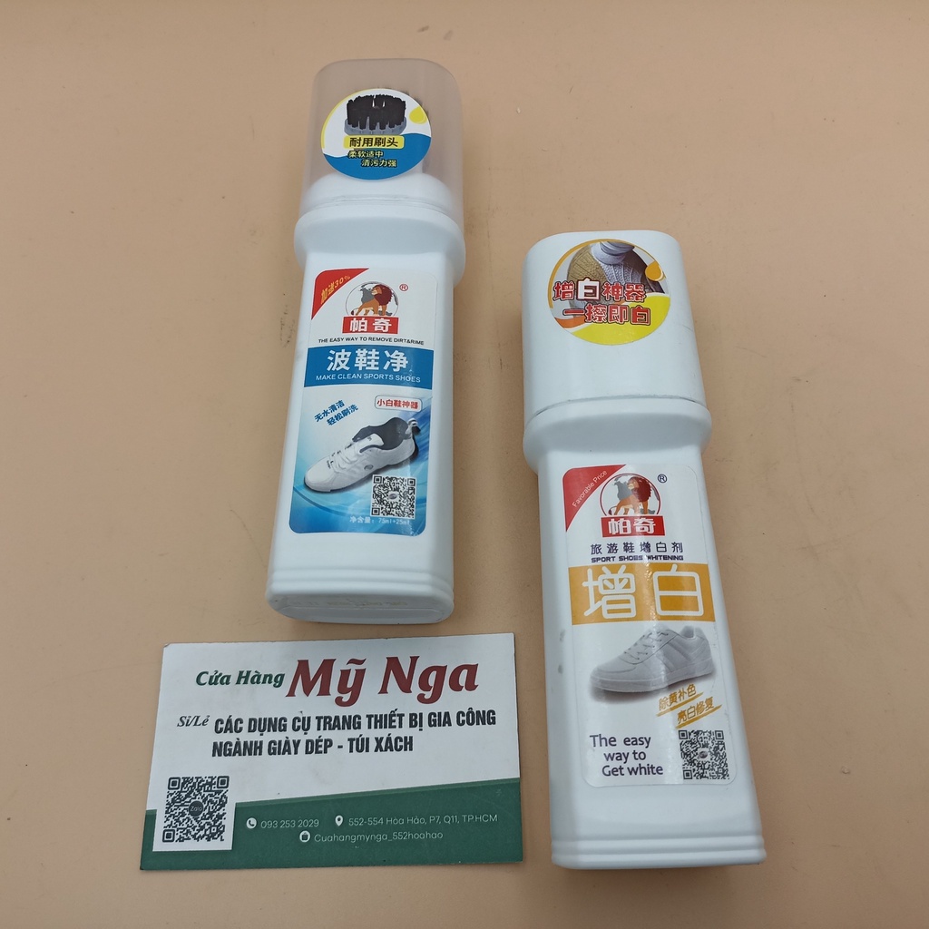 Dung dịch vệ sinh và làm trắng bề mặt giày