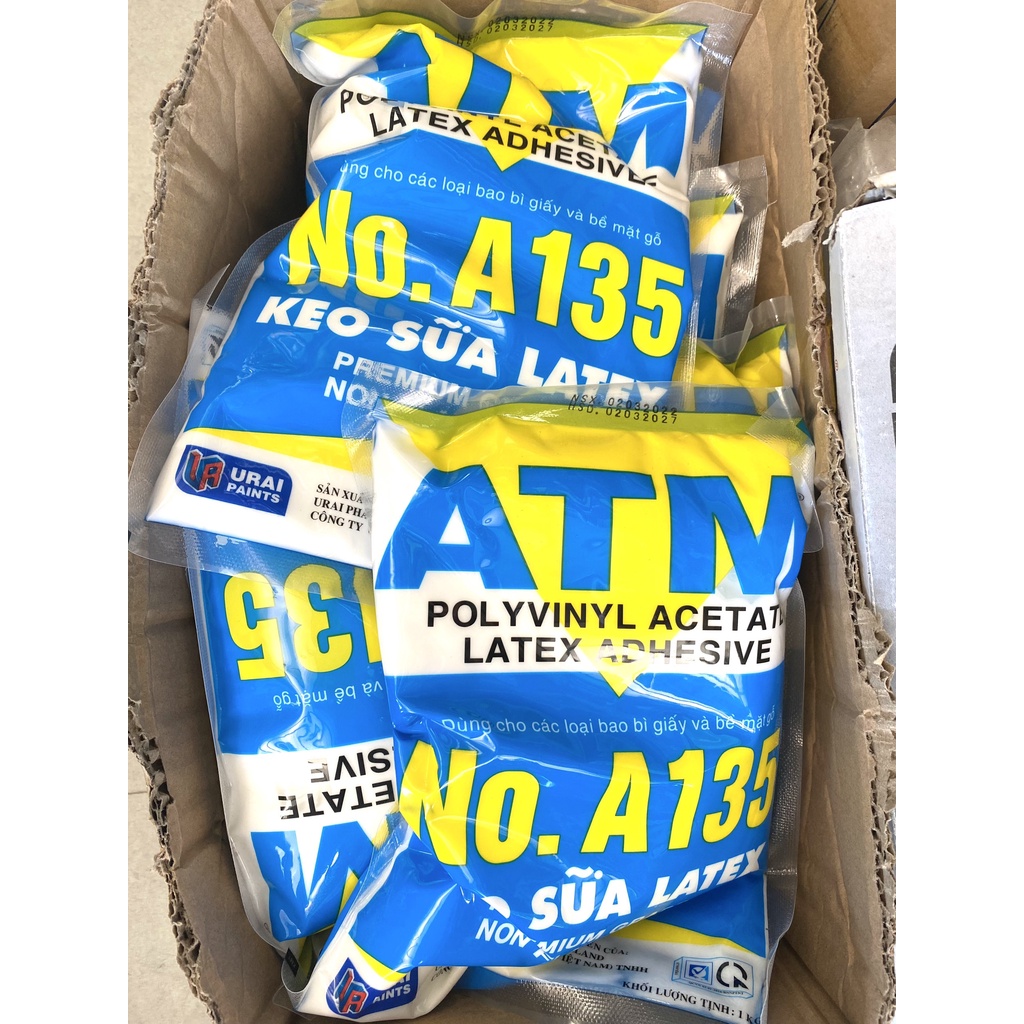 Keo sữa LATEX A135 ATM, keo dán gỗ, dán bao bì