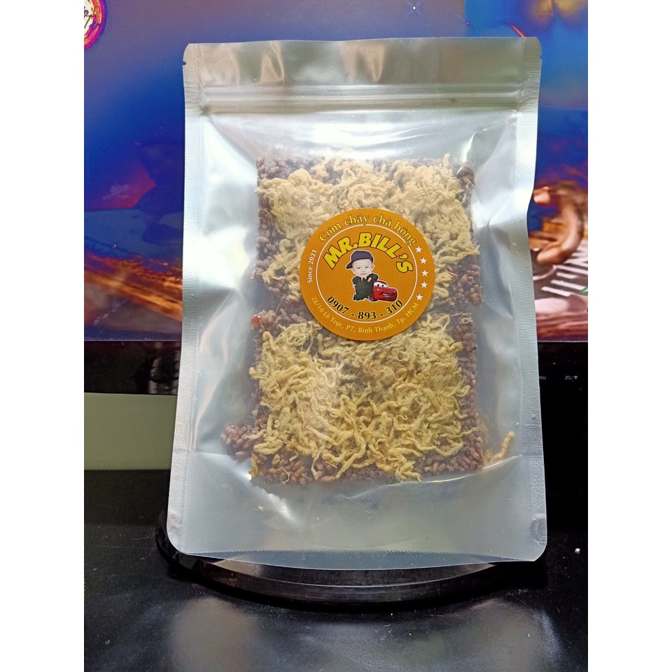 Cơm cháy nếp than chưa chiên Kim Chi  nở đều, giòn xốp, gạo nếp, gói 3 lớp vệ sinh