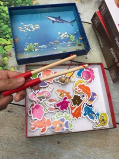Bộ câu cá gỗ