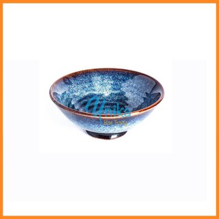 Bát Cơm Miệng Loe Xanh Hoả Biến