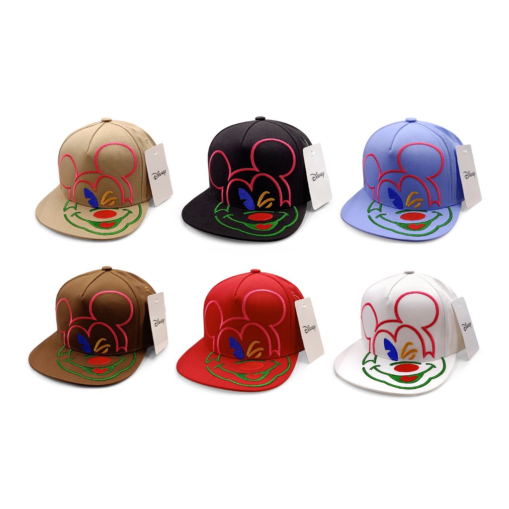 Mũ Snapback Mặt Nhân Vật DISNEY Chuột Mickey 3D Cho Bé