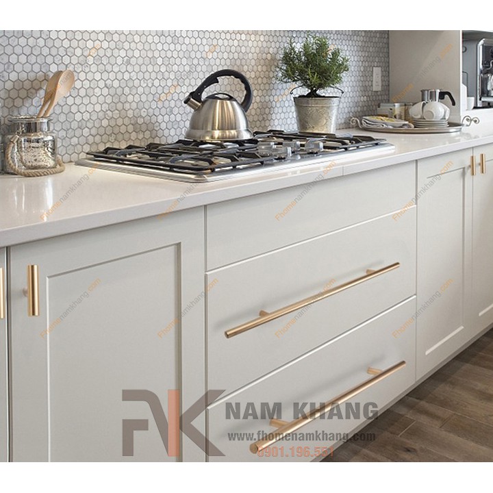 Tay nắm cửa nhôm dạng thanh tròn NK220-V