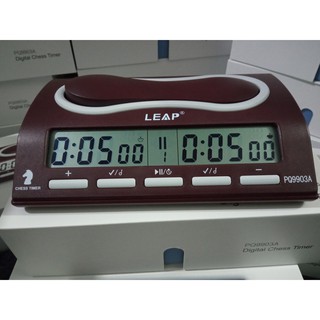 Đồng hồ thi đấu - chess clock Cờ vua, Cờ tướng LEAP PQ9903A Hàng chuẩn hãng