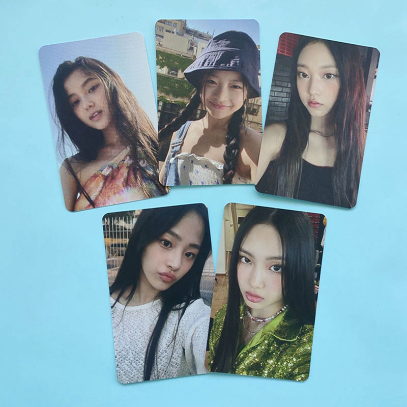 Set 5 Tấm Ảnh Thẻ Sưu Tầm Các Thành Viên Nhóm Nhạc Kpop Newjeens