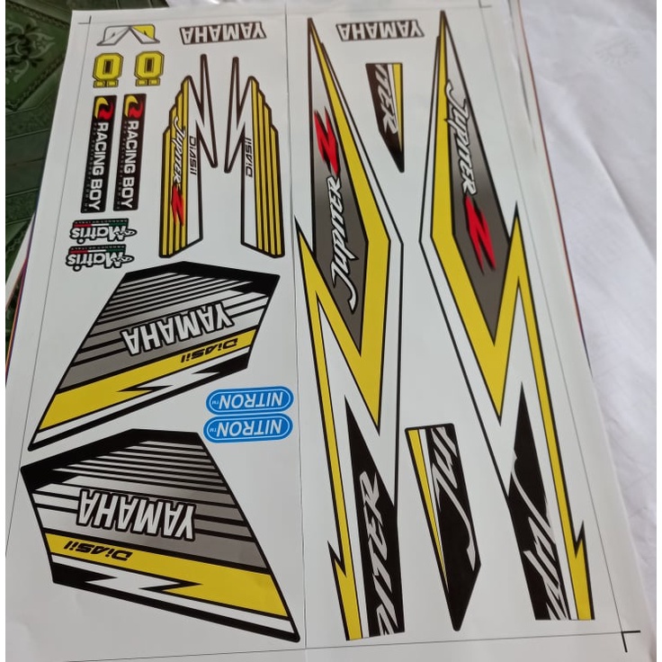 Tem rời jupiter mx vàng đen