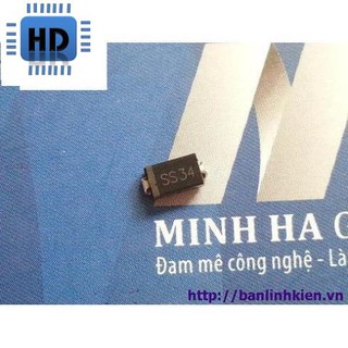 [HD] [Đi ốt] Diode SS34 3A 40V SMA ( 1N5822 SS34A) zin HD1