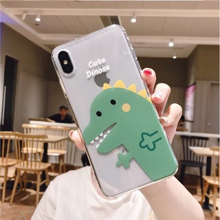 Ốp iphone - op lưng M542 khung long chibi