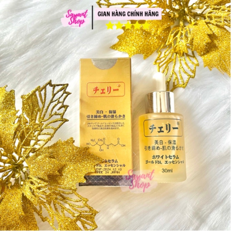 SERUM HOA ANH ĐÀO NHẬT BẢN VÀNG NON 24K TRẺ HOÁ DA 30ml