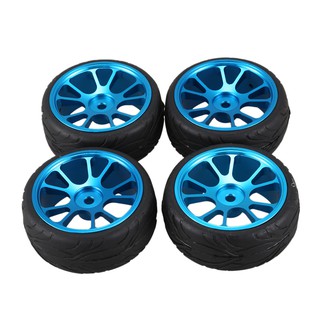 Fish Pattern Tread RC Tire Metal Wheel Parts for WL A959 A979 A969 1/18 Remote Control Car