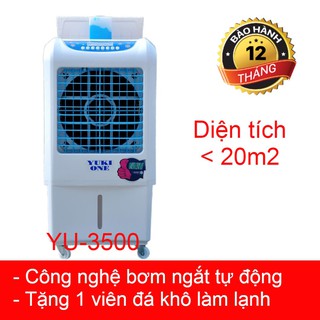 [CÔNG NGHỆ MỚI NHẤT] Quạt điều hoà hơi nước 30L YU-3500 - Phù hợp phòng diện tích 20m2 , quạt 4 chiều, tặng kèm 1 viên đ