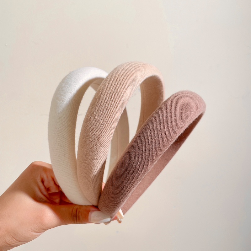 Băng Đô Cài Tóc Viền Xốp Mỏng Kiểu Hàn Quốc Cổ Điển Cho Bạn Gái