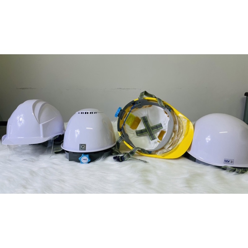 Nón Bảo Hộ Kỹ Sư COV Hàn Quốc Có Kính, Thoáng Khí Hàng Chính Hãng