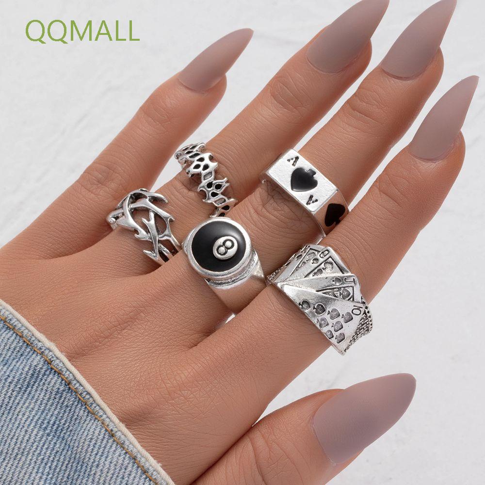 Nhẫn Hình Bướm / Trái Tim Phong Cách Hip Hop Hàn Quốc Thời Trang Cho Nam Và Nữ