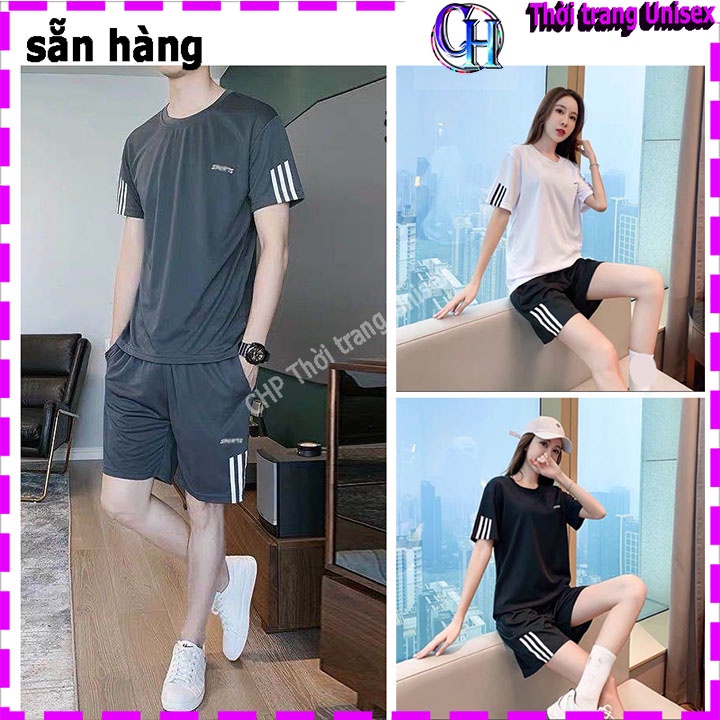 MẶC LÀ THÍCH  Đồ Bộ Quần Áo Thể Thao Nam Nữ Mùa Hè Chất Thun Lưới Mè Co Giãn 5 Chiều Màu SPORT