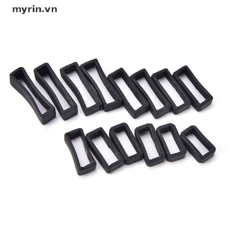 Set 2 Dây Cao Su Silicone 14mm-26mm Chuyên Dụng Cho Đồng Hồ Đeo Tay