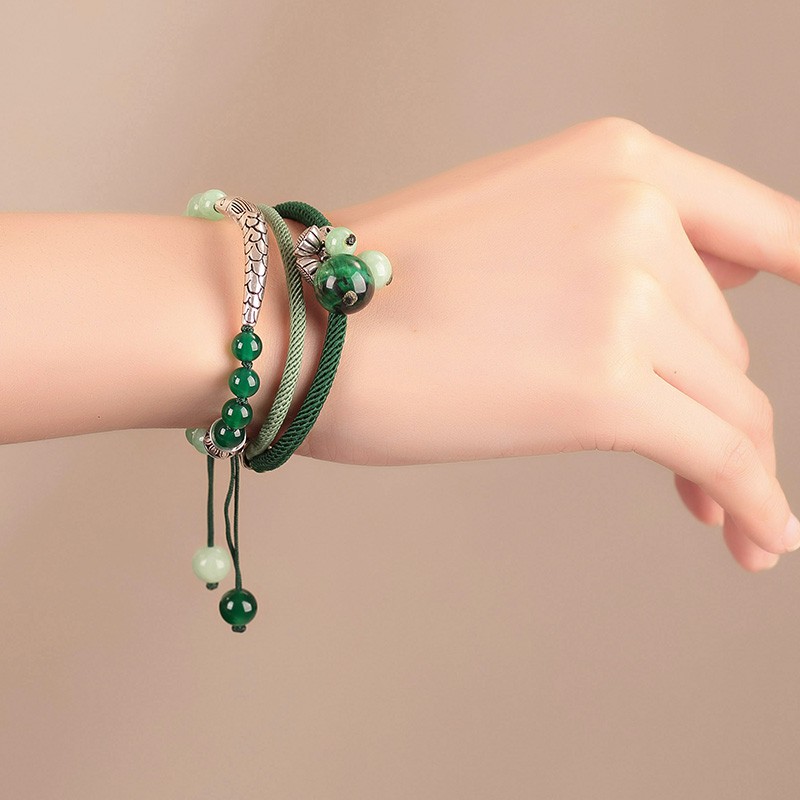 Lắc Tay Cá Chép Bạc Phong Cách  VT065