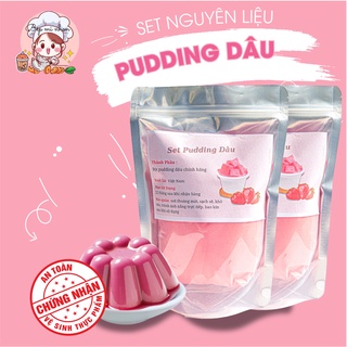 Pudding Dâu Ngon Chuẩn Vị - NGUYÊN LIỆU BẾP MI NHON