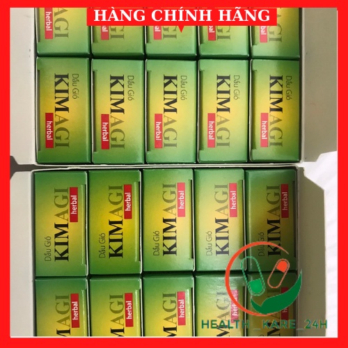 Dầu gió Kim Agi chính hãng hương thơm dịu nhẹ thư giãn lưu hương lâu giải cảm giữ ấm cơ thể dịu vết côn trùng cắn 6ml