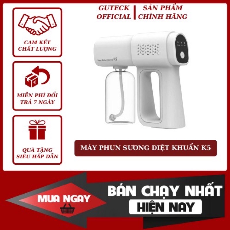 Máy phun khử khuẩn nano K5 kích thước cầm tay thiết kế mới