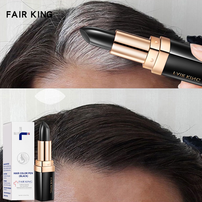 Kem Nhuộm Tóc Tạm Thời Che Phủ Chân Tóc Đen Tức Thì FAIR KING