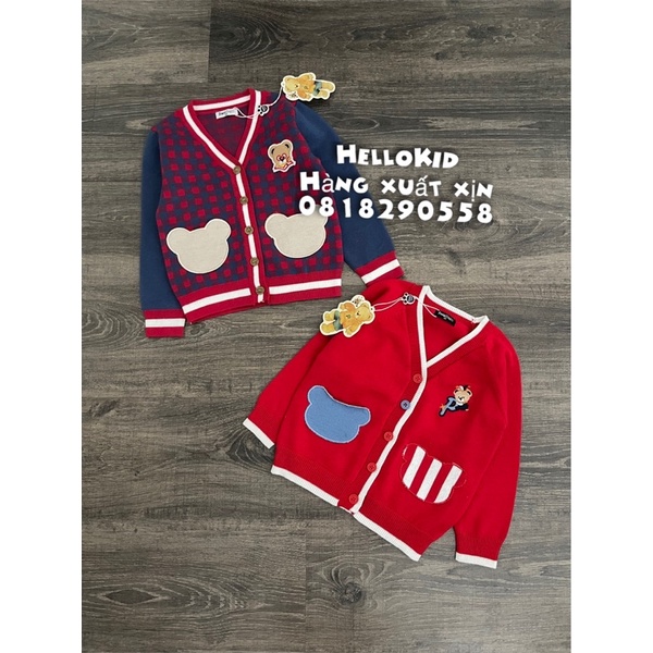 A451 - Áo khoác cardigan Paw bé trai &amp; bé gái