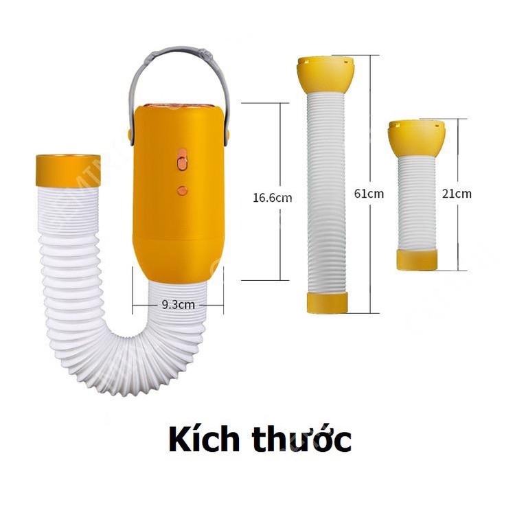Máy Sấy quần áo máy sưởi ấm 2 in 1 nhà cửa chăn gối mini cầm tay thông minh tiện dụng đa chức năng mã RF168 Gemini Shop