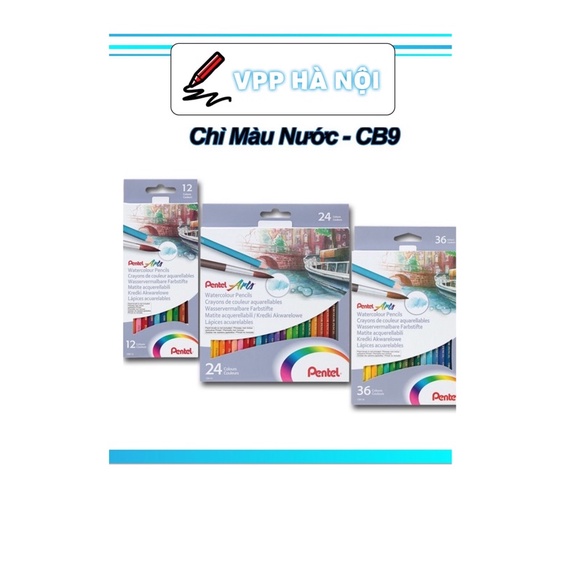 Chì màu nước Pentel Cb9