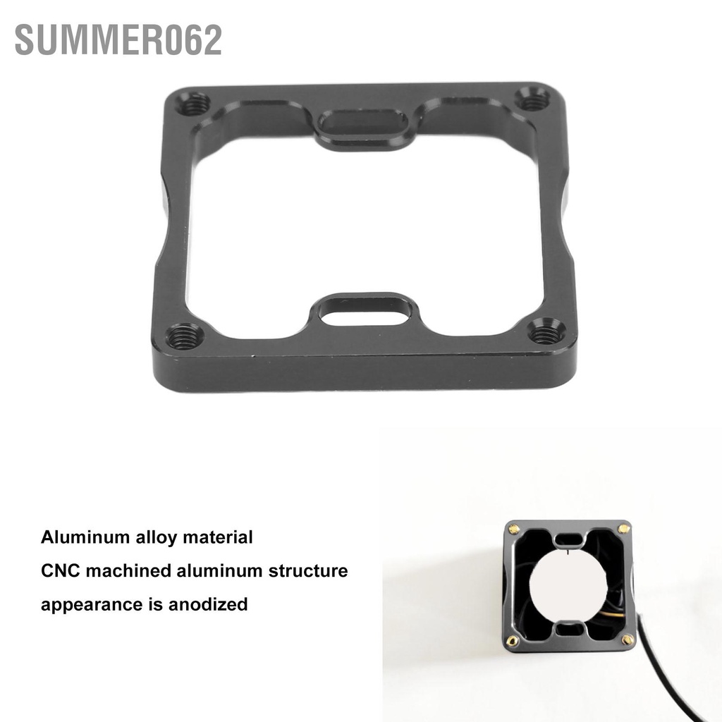 [Hàng Sẵn] Cơ sở quạt RC ESC Xử lý Anodized CNC Cấu trúc nhôm gia công bằng Giá đỡ làm mát cho MAX6 MAX8 MAX5 【Summer062】