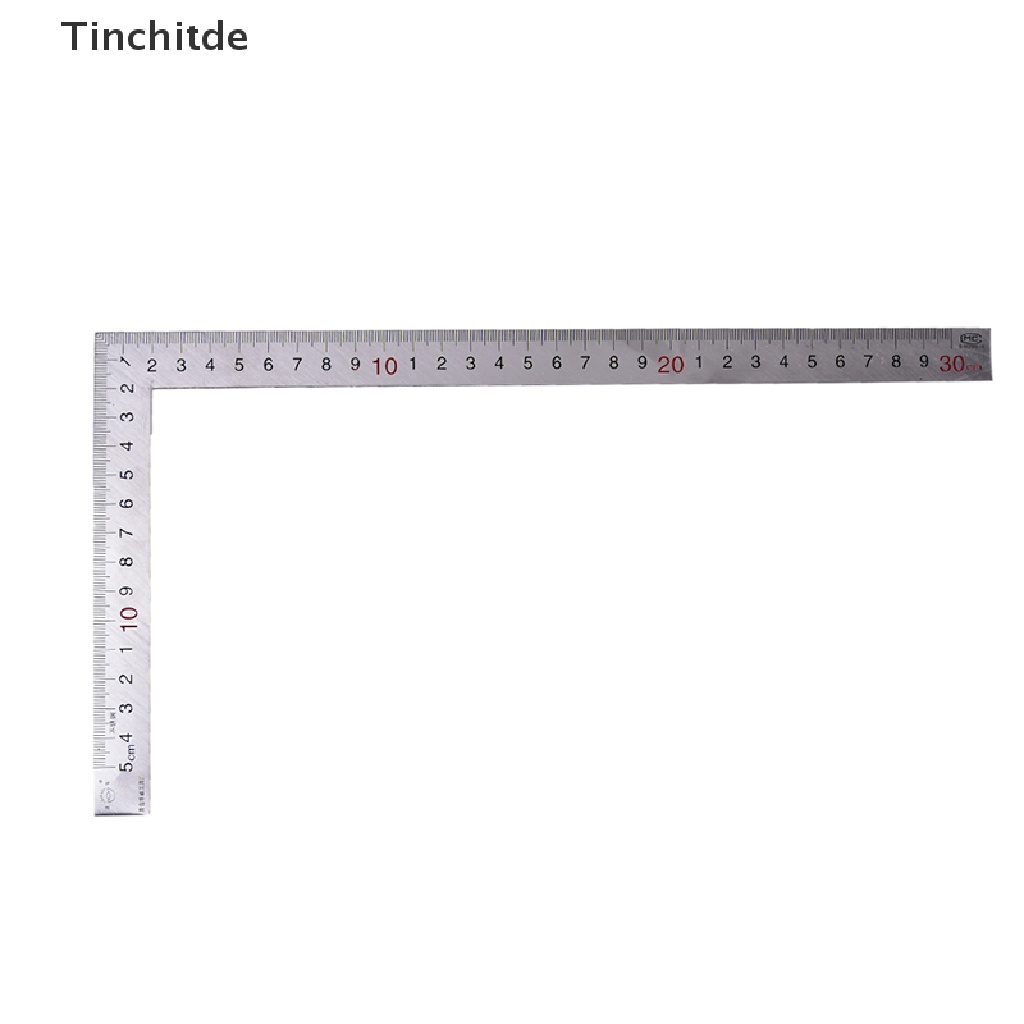 Mới Thước Đo Góc Vuông 90 Độ Bằng Thép Không Gỉ 15x30cm