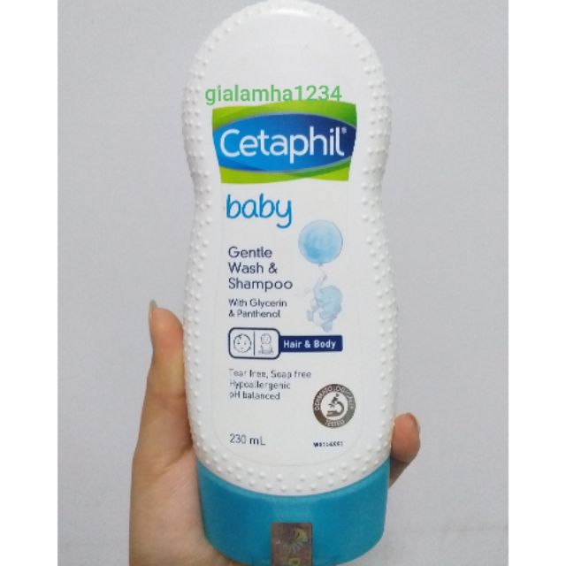 Sữa tắm gội CETAPHIL 230ml, 400ml (chính hãng)