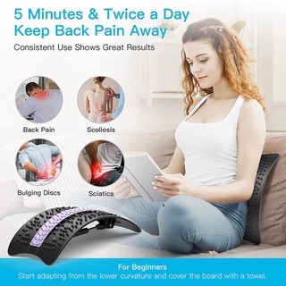 Upgraded Back Stretcher for Lower Upper Back Pain Relief