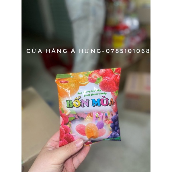 KẸO BỐN MÙA HƯƠNG TRÁI CÂY TÚI 70gr