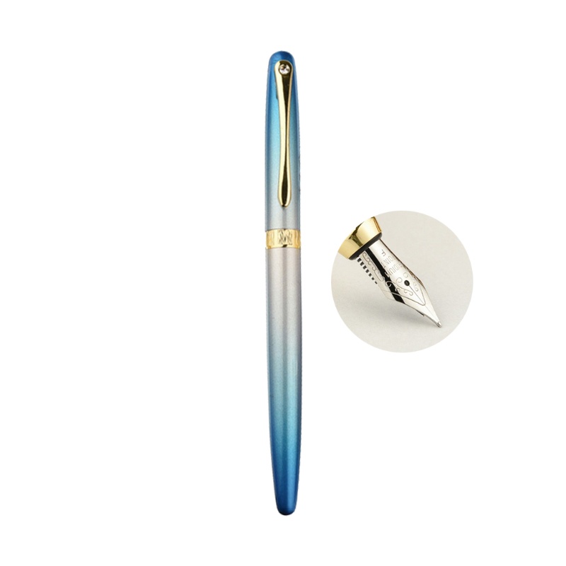 Seng Bút Mực Kim Loại Màu Gradient Phong Cách Doanh Nhân Sang Trọng