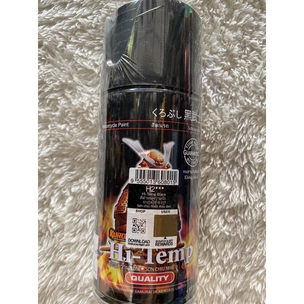 Sơn xịt SAMURAI- Sơn chịu nhiệt cao cấp