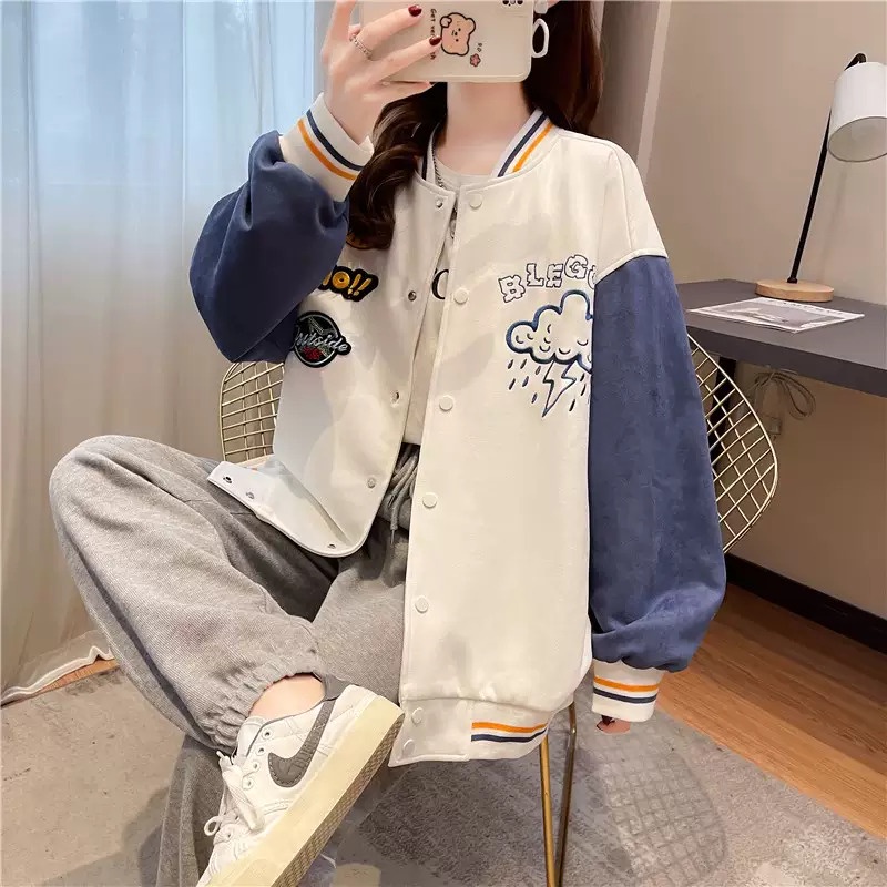 Áo Khoác Bomber Uoii - MayLinh shop - Áo khoác bóng chày Hàn Quốc Nam Nữ Unisex - Ulzzang Hot- Vải Kaki 2 Lớp Dày Ấm Đẹp | WebRaoVat - webraovat.net.vn