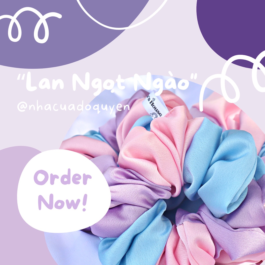 (MINI & BIGSIZE) SCRUNCHIES “Lan Ngọt Ngào”