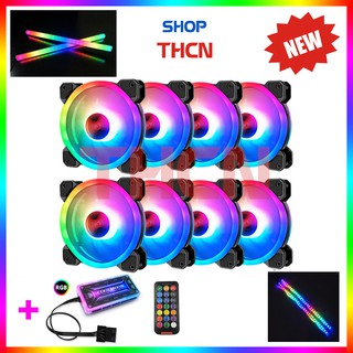 Quạt Tản Nhiệt, Fan Case Coolmoon V4 Led RGB - Đồng Bộ Hub Coolmoon - Tùy Chọn