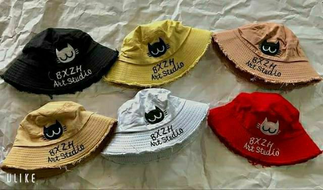Nón Bucket 1 Mặt Tua Rua Mèo