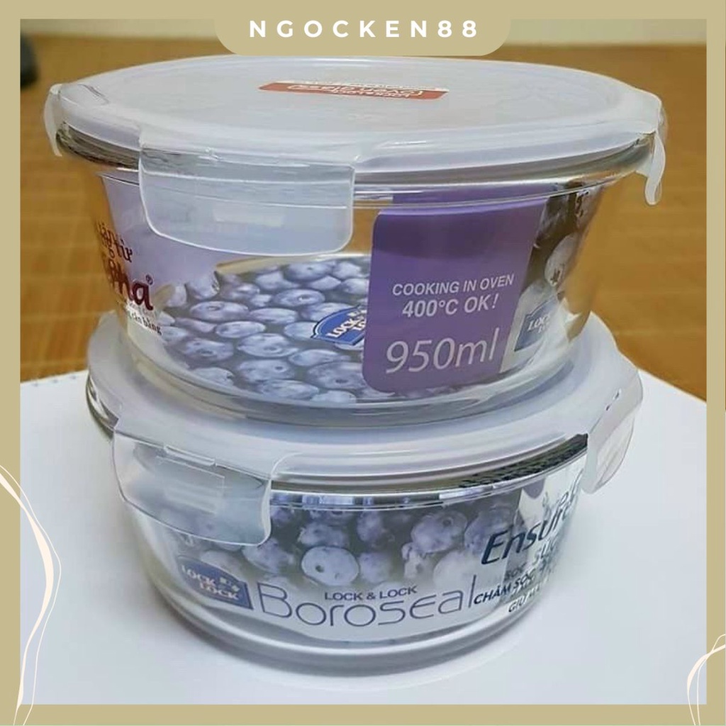 Hộp thủy tinh chịu nhiệt cao cấp Lock&Lock 950ml