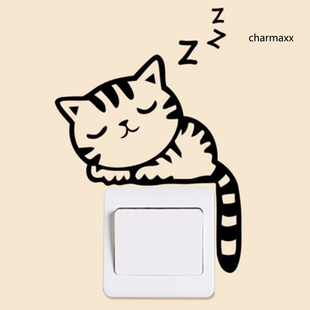 Miếng Dán Trang Trí Công Tắc Họa Tiết Hoạt Hình Đáng Yêu | BigBuy360 - bigbuy360.vn