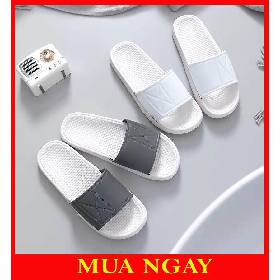 Dép quai ngang nam nữ đúc cao su siêu bền - tăng chiều cao