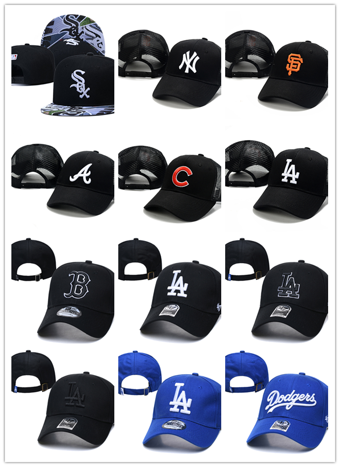 Nón Lưỡi Trai Thêu Logo Mlb 100% Cotton Thoáng Khí Năng Động