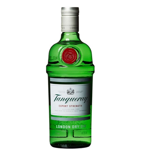 vỏ chai đựng rượu ngoại thủy tinh Tanqueray Gin sản xuất tại Anh