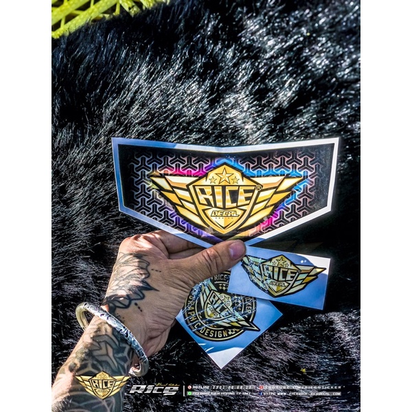 TEM Đầu Sirius  Ricedecal®️Màu Titan màu sắc New