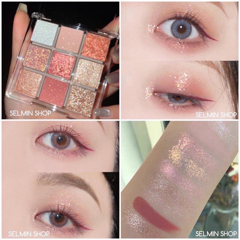 Bảng Phấn Mắt 9 Màu Trang Điểm Mắt Màu Nhũ | BigBuy360 - bigbuy360.vn